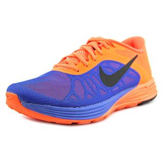 Nike Men's 'Lunarlaunch' Orange Mesh Athletic Shoes
