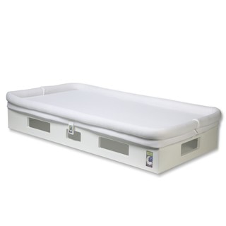 SafeSleep Breathable White Crib Mattress and Base