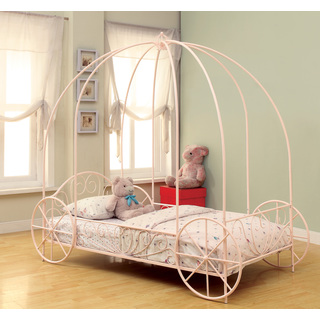Coaster Company Princess Pink Canopy Twin Bed