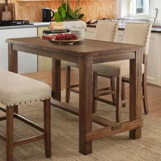 Furniture of America Telara Contemporary Natural Counter Height Table