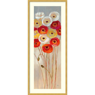 Framed Art Print 'Follow the Sun I Poppies' by Nan 17 x 41-inch