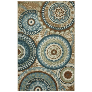 Mohawk Home New Wave Forest Suzani Multi Area Rug (5' x 7')