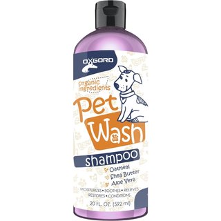 100-percent Natural OxGord Organic Oatmeal Dog Shampoo & Conditioner-20 oz