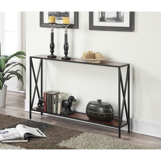 Porch & Den Bywater Dauphine Cross Design Console Table