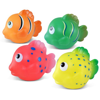 Puzzled Reef Fish Bath Buddies Collection (Pack of 4)