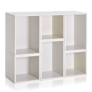 Naples Modular Storage System Eco Bookcase Shelving LIFETIME WARRANTY (made from sustainable non-toxic zBoard paperboard)
