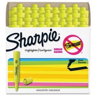 Sharpie Accent Tank Style Highlighters - Yellow (36/Pack)