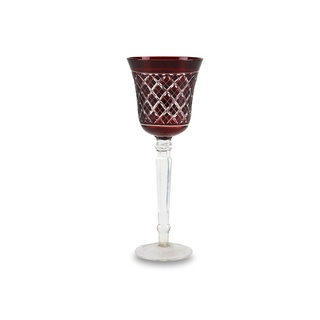 Glam Red Glass Goblet (Set of 6)