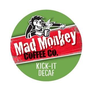 Mad Monkey Kick It Decaf RealCup Portion Pack for Keurig Brewers