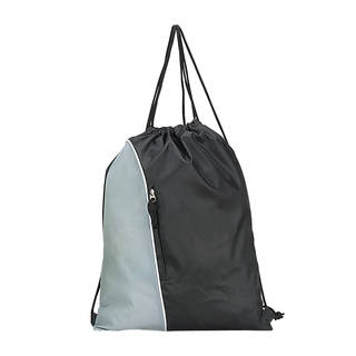 Goodhope Black and Grey Drawstring Backpack