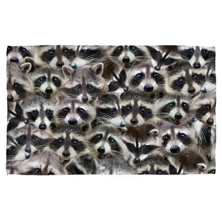 Racoons Polyester Beach Towel