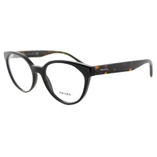 Prada Black Plastic Cat-Eye Eyeglasses
