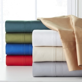 620 Thread Count Extra Deep Pocket 100 Percent Cotton Sheet Set With Oversized Flat