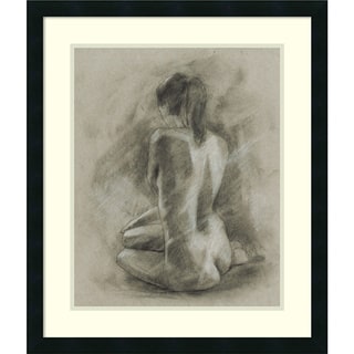 Framed Art Print 'Charcoal Figure Study II' by Ethan Harper 23 x 27-inch