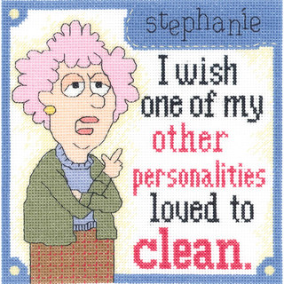 Aunty Acid Other Personalities Counted Cross Stitch Kit