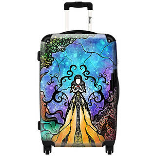 iKase 'One Little Bite' 20-inch Fashion Hardside Carry-on Spinner Suitcase