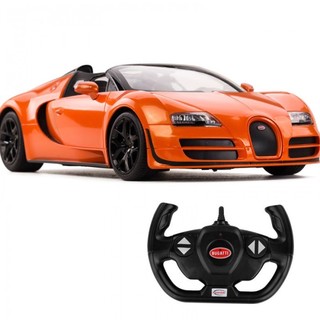 Rastar Orange 1:14 USB Charger 2.4-Gigahertz Bugatti Grand Sport Vitesse