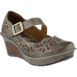 Women's L'Artiste by Spring Step Amrita Mary Jane Gray Leather
