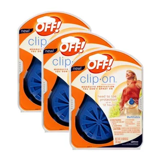 Off! Blue Clip-on Mosquito Repellent Fan (Pack of 3)