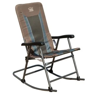 TimberRidge Smooth Glide Lightweight Padded Folding Rocking Chair