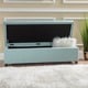 London Fabric Storage Bench by Christopher Knight Home - Thumbnail 3