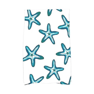 16 x 25-inch, Soft Starfish, Geometric Print Kitchen Towel