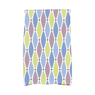 16 x 25-inch, Wavy Splash, Geometric Print Kitchen Towel