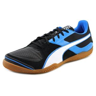 Puma Men's 'Invicto Sala' Black Leather Athletic Shoes