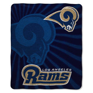 NFL Officially Licensed 065 Rams Sherpa Throw
