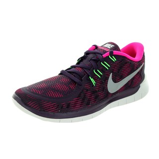 Nike Women's Free 5.0 Print Nbl Purple/ite/Pink/ Running Shoe
