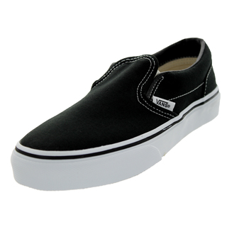 Vans Classic Slip-On Skate Shoes (Black)