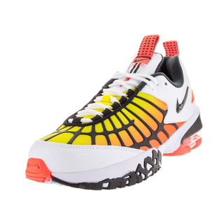 Nike Men's Air Max 120 White/Black/ Orange/Opt Yllw Training Shoe
