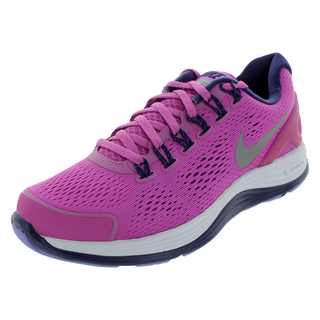 Nike Lunarglide 4 (Gs) Running Shoes (Viola/Reflrct Silver/Night Blue)