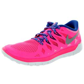 Nike Kid's Free 5.0 (Gs) Hyper Pink/Mlc Silver/Dp Running Shoe