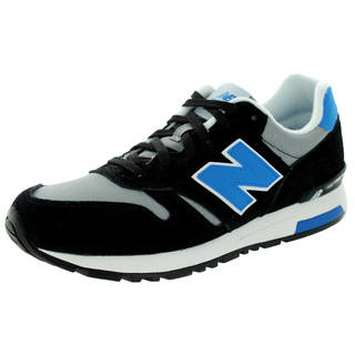 New Balance Men's 565 Mode De Vie Black/Grey/Blue Casual Shoe