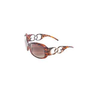 Hadari Women's Leopard Print Rectangular Sunglasses 100% UV400 Non-Polarized