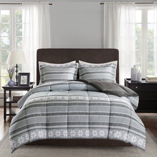Premier Comfort Elson 3M Scotchgard Down Alternative Grey Comforter Mini Set