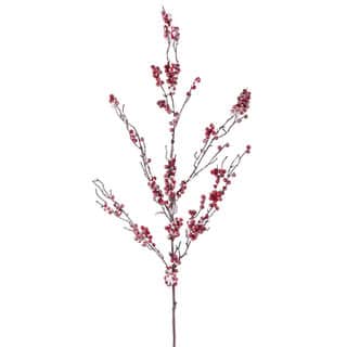 Snowy Red 42-inch Berry Branch