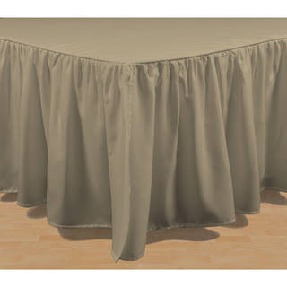 Brielle Wave Solid Bed Skirt