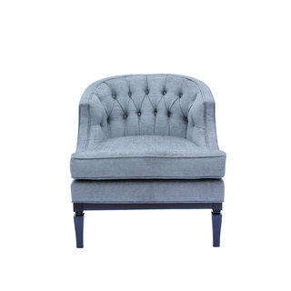 Grey Gleam Linen Ashley Chair
