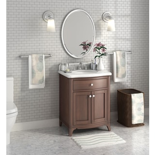 Florence 28-inch Marble Single Sink Top Vanity