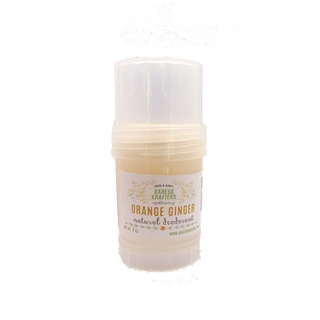 Orange Ginger 1 oz. Natural Deodorant with No Aluminum, 24-Hour Protection, Shea Butter, Coconut Oil, Essential Oils