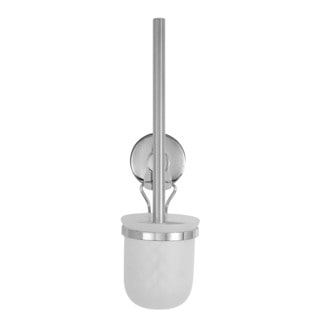 Everloc Endure Stainless Steel and Plastic Suction Cup Toilet Brush & Holder