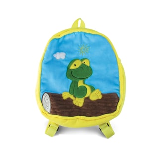 Puzzled 11-inch Backpack - Frog