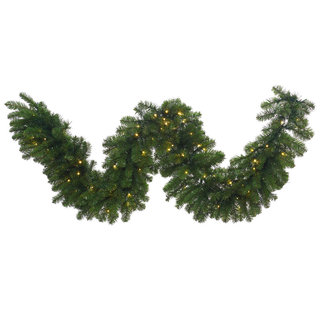 25-foot Grand Teton Garland with 400 White LED Lights