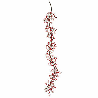 Vickerman Red/Burgundy 6-foot Mixed Berry Outdoor Garland