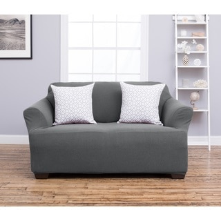 Amilio Collection Heavyweight Stretch Loveseat Slipcover