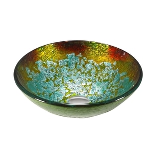 Legion Furniture Multicolored Glass Sink Bowl Vessel