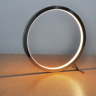 Orza Silver Aluminum Table Lamp