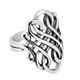 Handmade Forever Interconnected Infinity Knot Sterling Silver Ring (Thailand)
